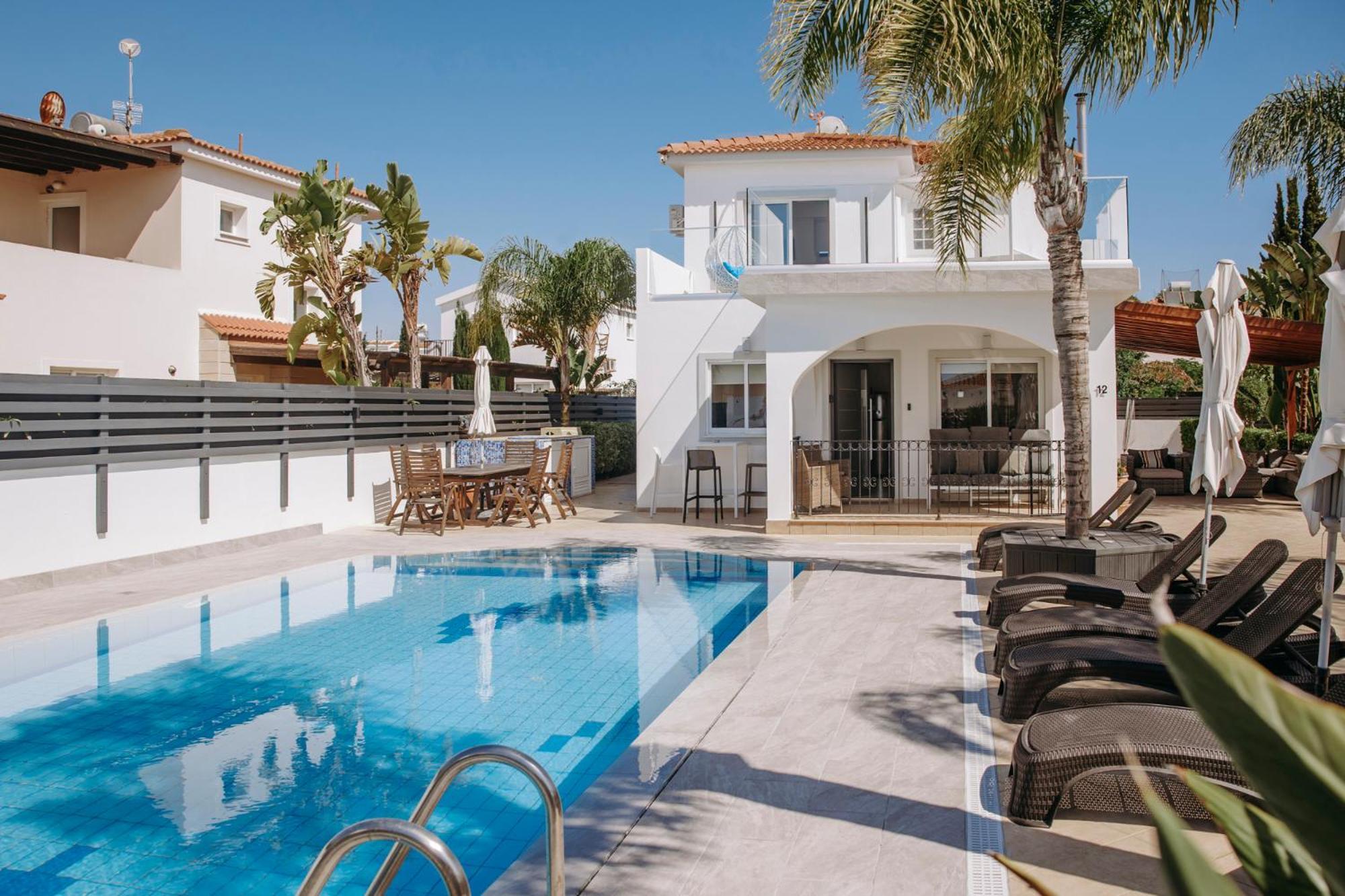 Sunset Villa Private Complex Heated Pool Айя-Напа Экстерьер фото