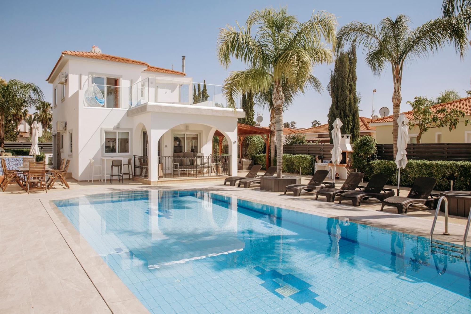 Sunset Villa Private Complex Heated Pool Айя-Напа Экстерьер фото